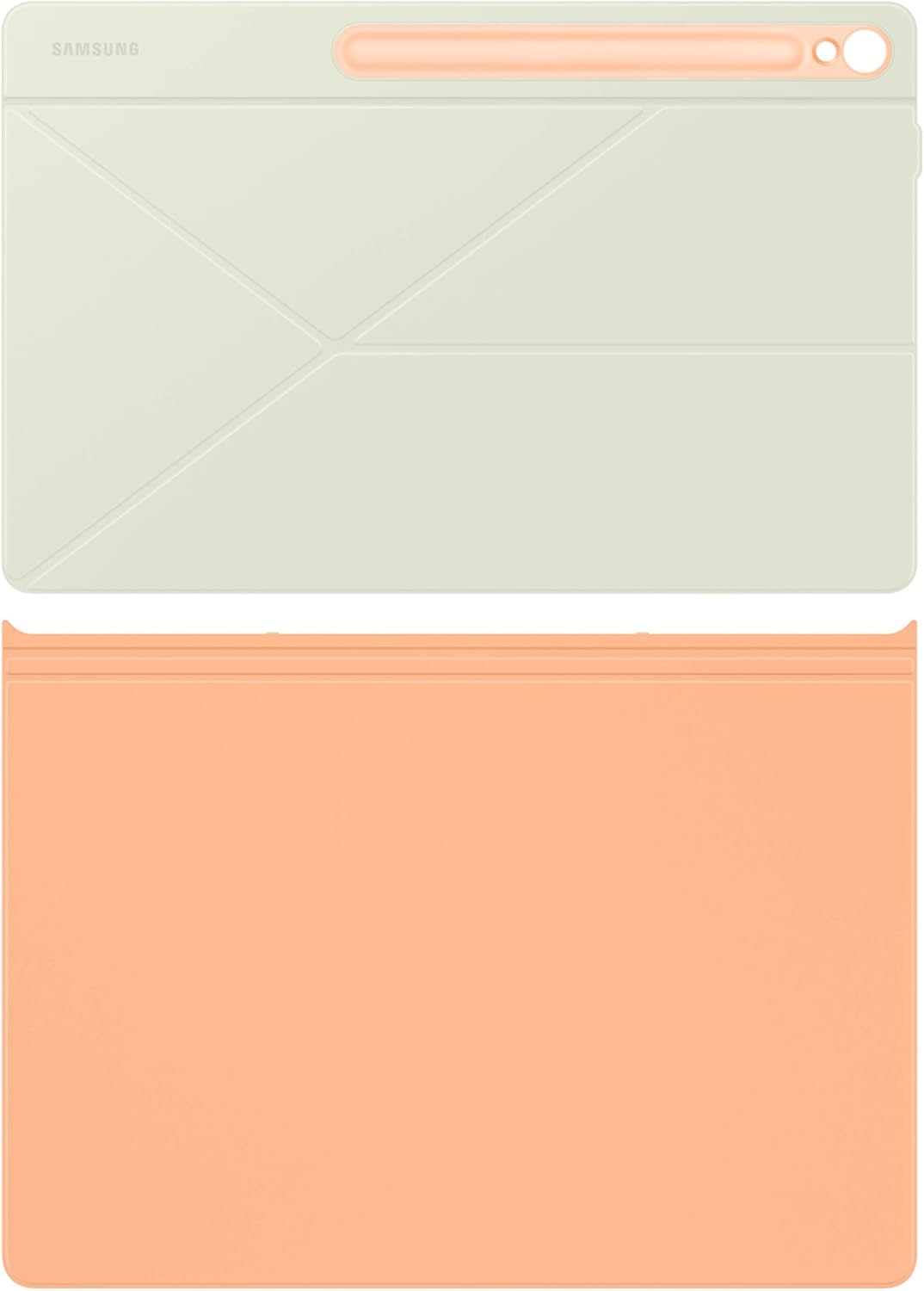 Samsung Galaxy Tab S10 FE+ Smart Book Cover for Galaxy Tab S10 FE+, Detachable Platform, PC-Like Experience, Wireless Keyboard Sharing, Orange