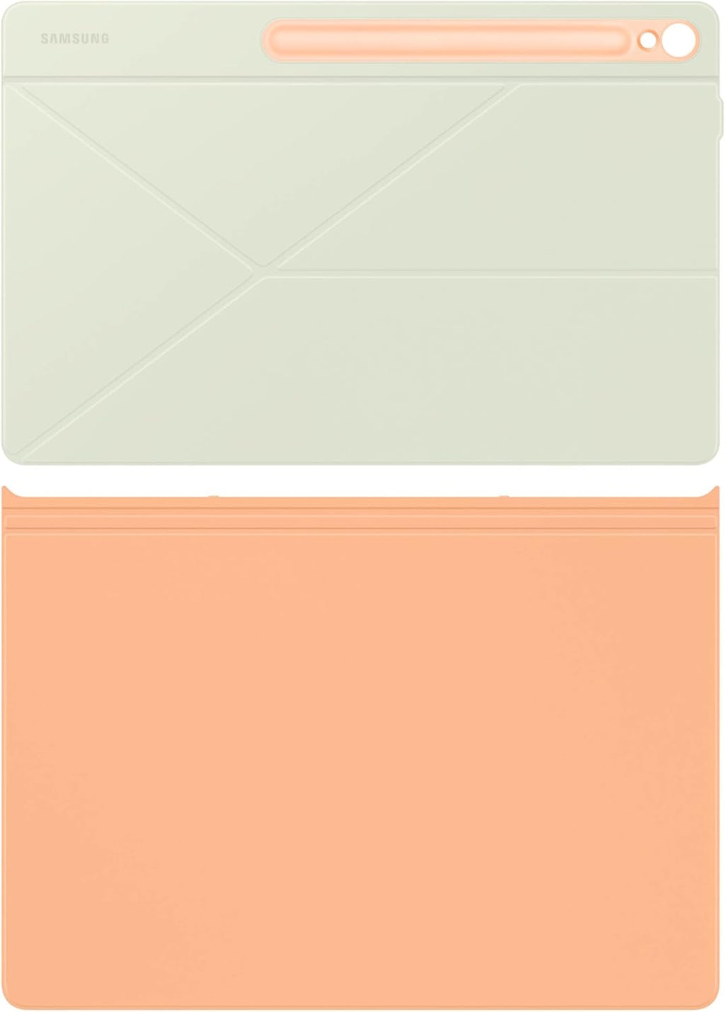 Samsung Galaxy Tab S10 FE+ Smart Book Cover for Galaxy Tab S10 FE+, Detachable Platform, PC-Like Experience, Wireless Keyboard Sharing, Orange