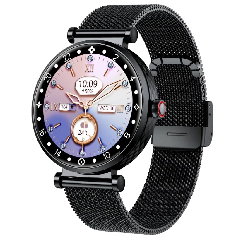 Smart Watch Women, 2025 New Smartwatch Woman with Calls, Smart Watch Menstrual Cycle/Sleep Monitor/SpO2/Pedometer/110+ Sports Modes, IP68 Waterproof Sports Watch for Android iOS