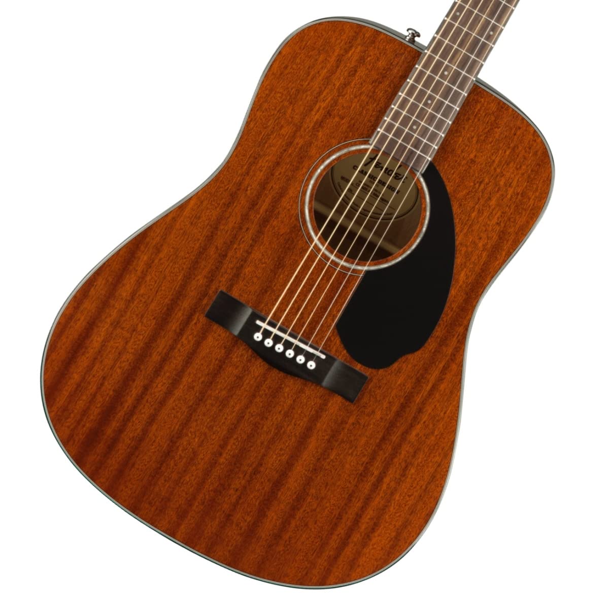 Fender CD-60 Dreadnought V3 DS Guitarra Acústica, Diapasón de Nogal, Negro, Incluye cursos virtuales gratuitos en Fender Play