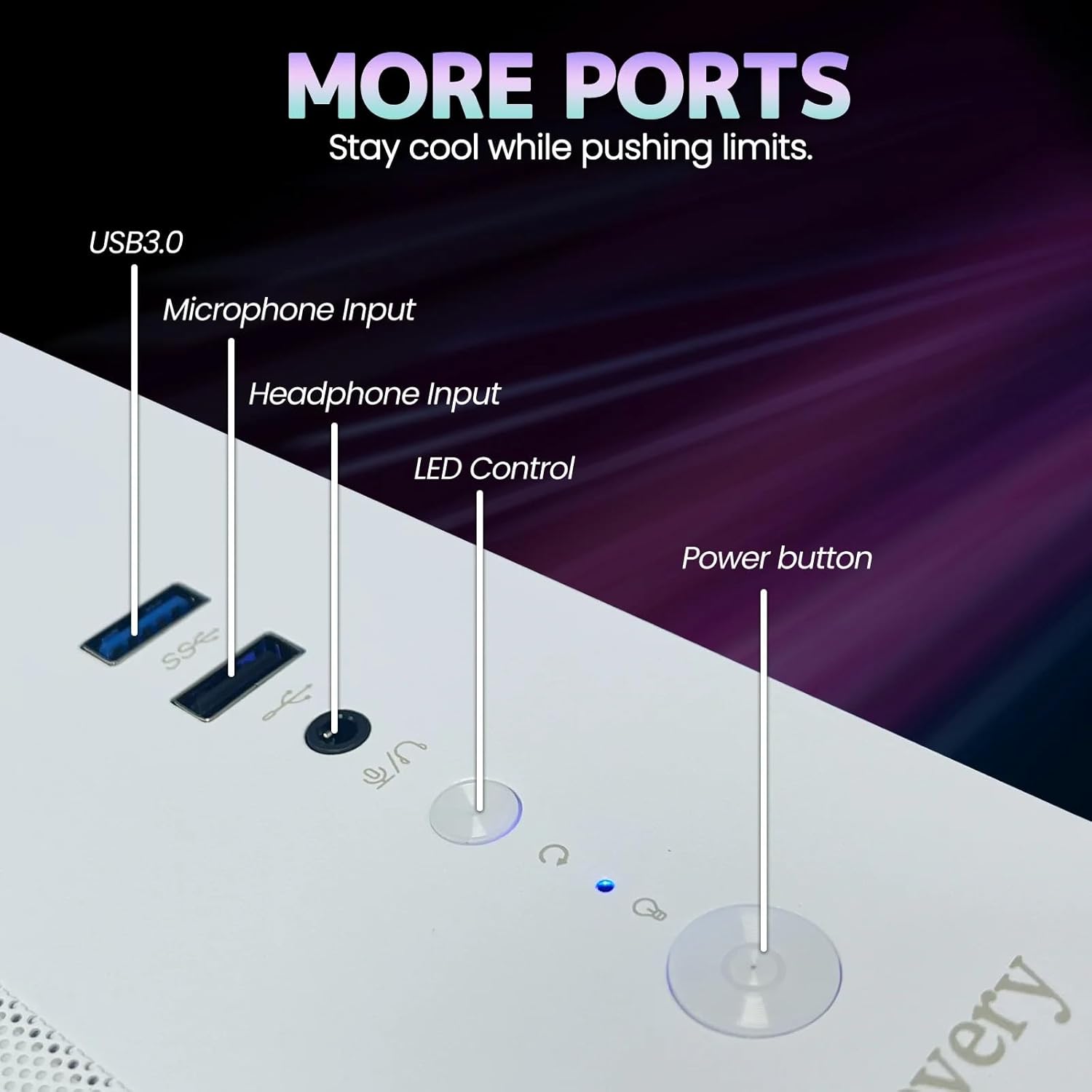 Pre Built Gaming PC Ryzen 5 5500 3.6GHz,(6Core 12Threads Up to 4.2G),Radeon RX6500XT 4G,DDR4 16G Nvme 512G SSD,WiFi 6 Tower Desktop Computer for Home and Office