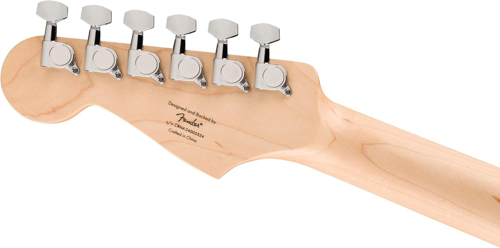 Fender Squier Debut Series Stratocaster Guitarra Eléctrica, Guitarra para Principiantes, con 2 Años de Garantía, Rojo Dakota