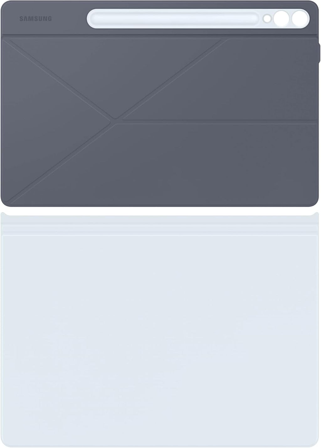 SAMSUNG Galaxy S10+ | Tab S9+ | S9FE+ Smart Book Cover, Tablet Protection Case, Portrait and Landscape Modes, Detachable Platform, Auto Screen On/Off, US Version, Blue