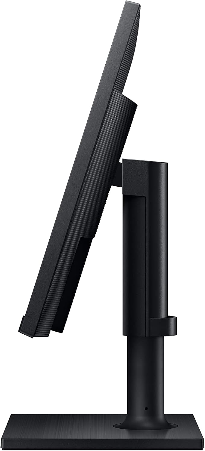 SAMSUNG FT45 Series 24-Inch WUXGA 1920 x 1200 Computer Monitor, 75Hz, IPS Panel, HDMI, DisplayPort, DVI, USB Hub, Built-in Speakers, Height Adjustable Stand, 3 Yr WRNTY (LF24T454GYNXZA),Black