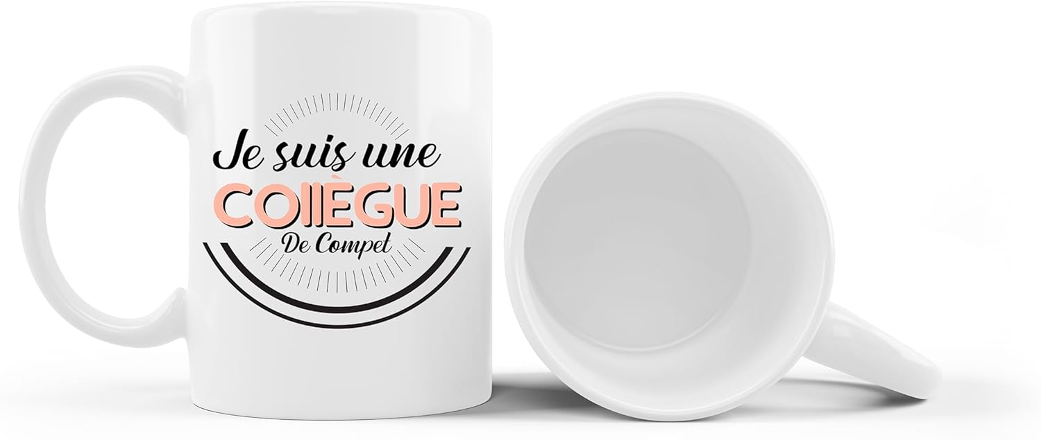 Jungle Mug Presente colega de trabalho | Sou um colega de Compet | caneca presente colega de trabalho | caneca trabalho - começar colega