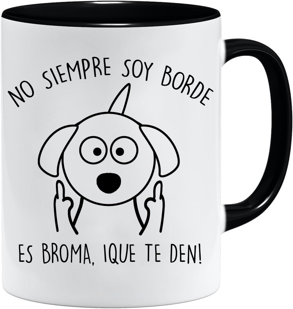 Presente colega trabalho | Caneca de café com mensagem Nem sempre sou borda | Presentes originais para homem e mulher | Presentes divertidos
