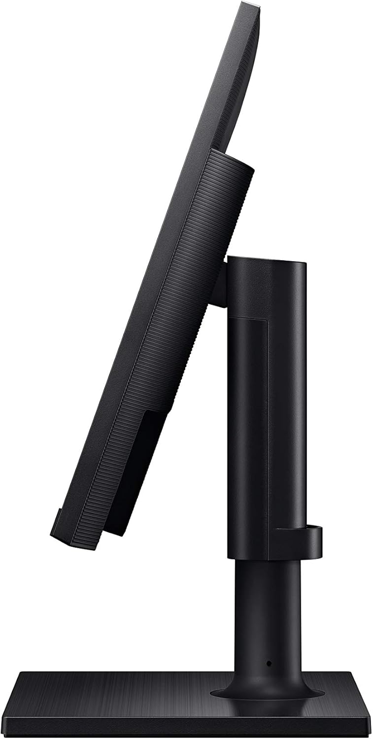 SAMSUNG FT45 Series 27-Inch FHD 1080p Computer Monitor, 75Hz, IPS Panel, HDMI, USB Hub, Height Adjustable Stand, 3 Yr WRNTY (LF27T450FQNXGO),Black