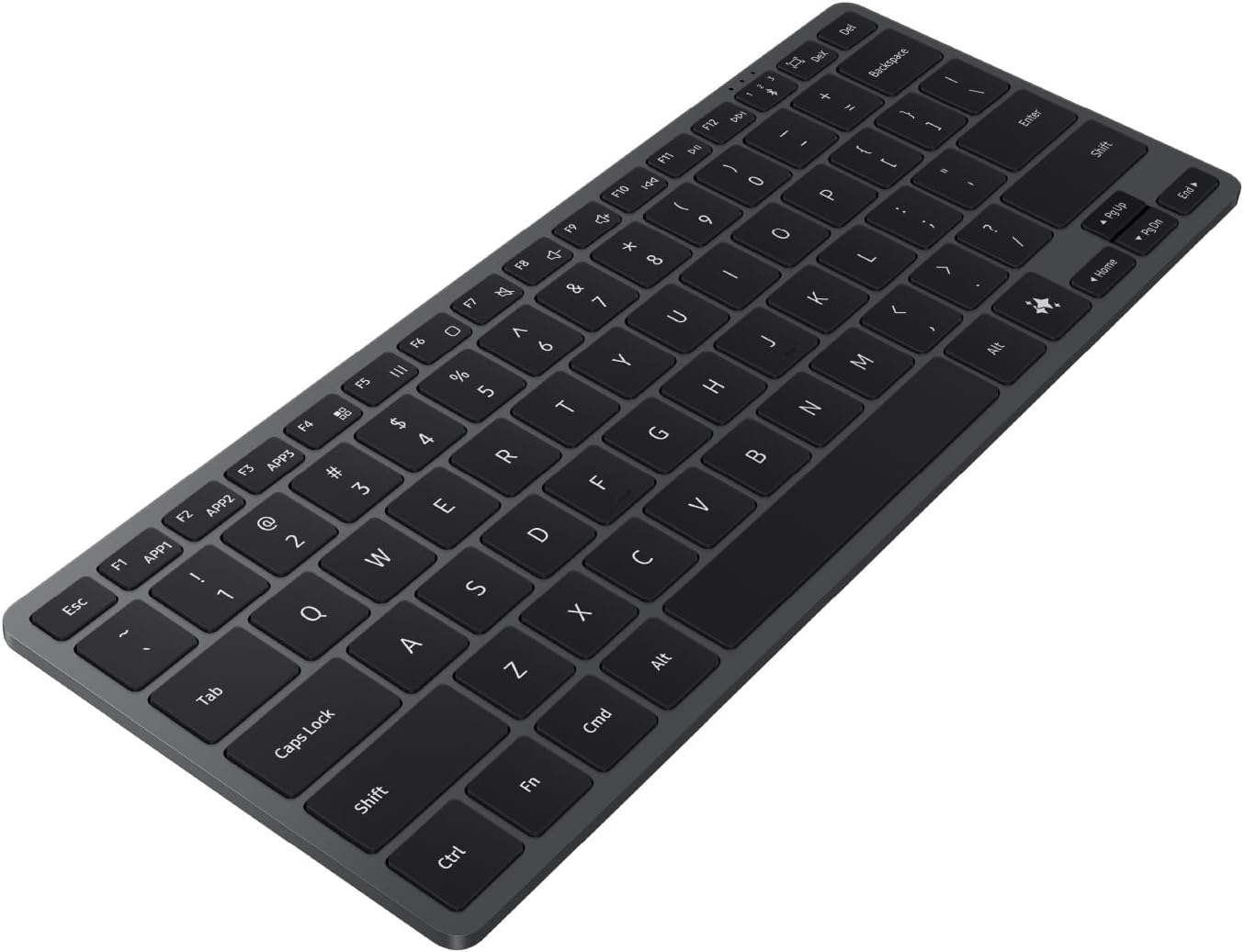 Samsung Smart Keyboard, Bluetooth Multi-Device Keyboard for Galaxy Phones, Tablets & Laptops, Slim Lightweight Design, AI Shortcut Key, Long Battery Life, EJ-B7800UBEGUJ, Dark Gray