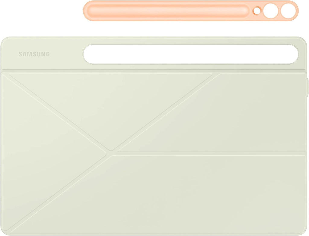 SAMSUNG Galaxy S10+ | Tab S9+ | S9FE+ Smart Book Cover, Tablet Protection Case, Portrait and Landscape Modes, Detachable Platform, Auto Screen On/Off, US Version, Orange