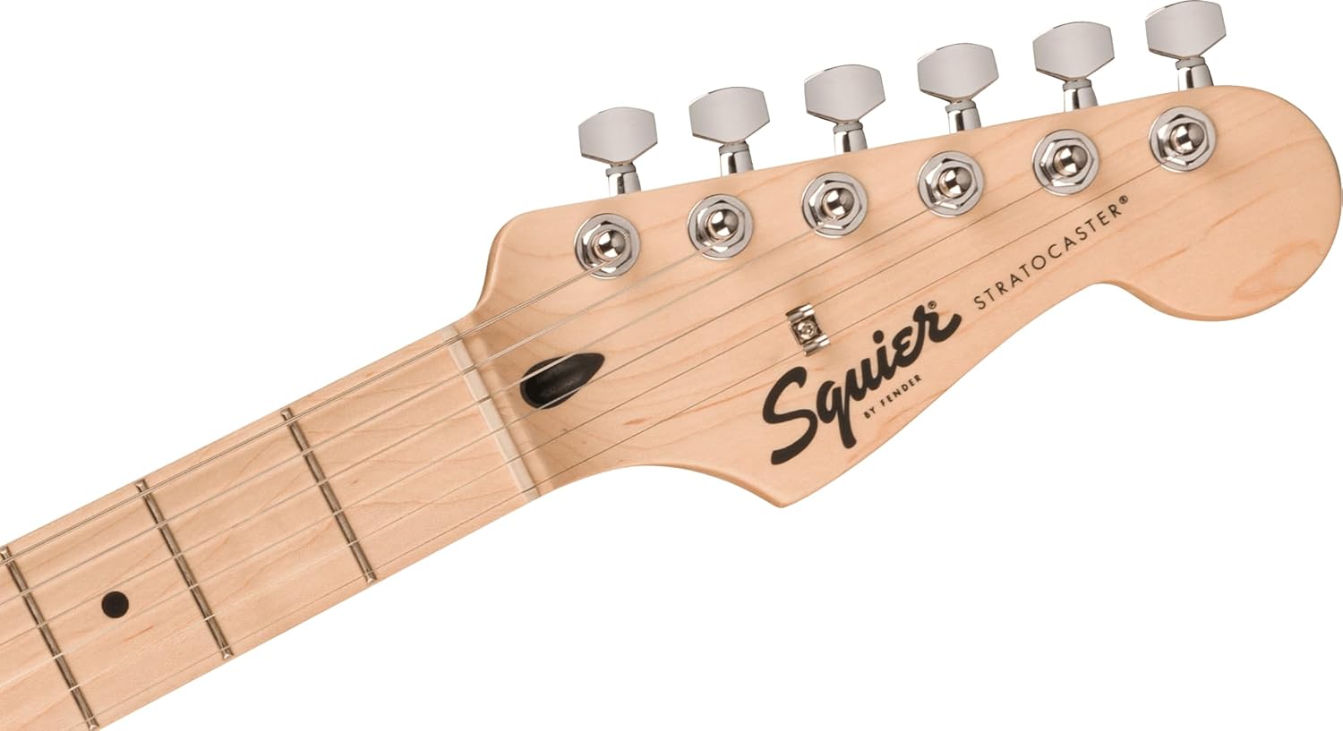 Squier by Fender Sonic Stratocaster Pack de Guitarra Eléctrica, Diapasón de Arce, Negro, Funda, Amplificador Squier Frontman 10G - 230V EU, Incluye cursos virtuales gratuitos en Fender Play
