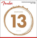 Fender Phosphor Bronze Acoustic Guitar Strings Ball End 60XL Extra Light - 10-48