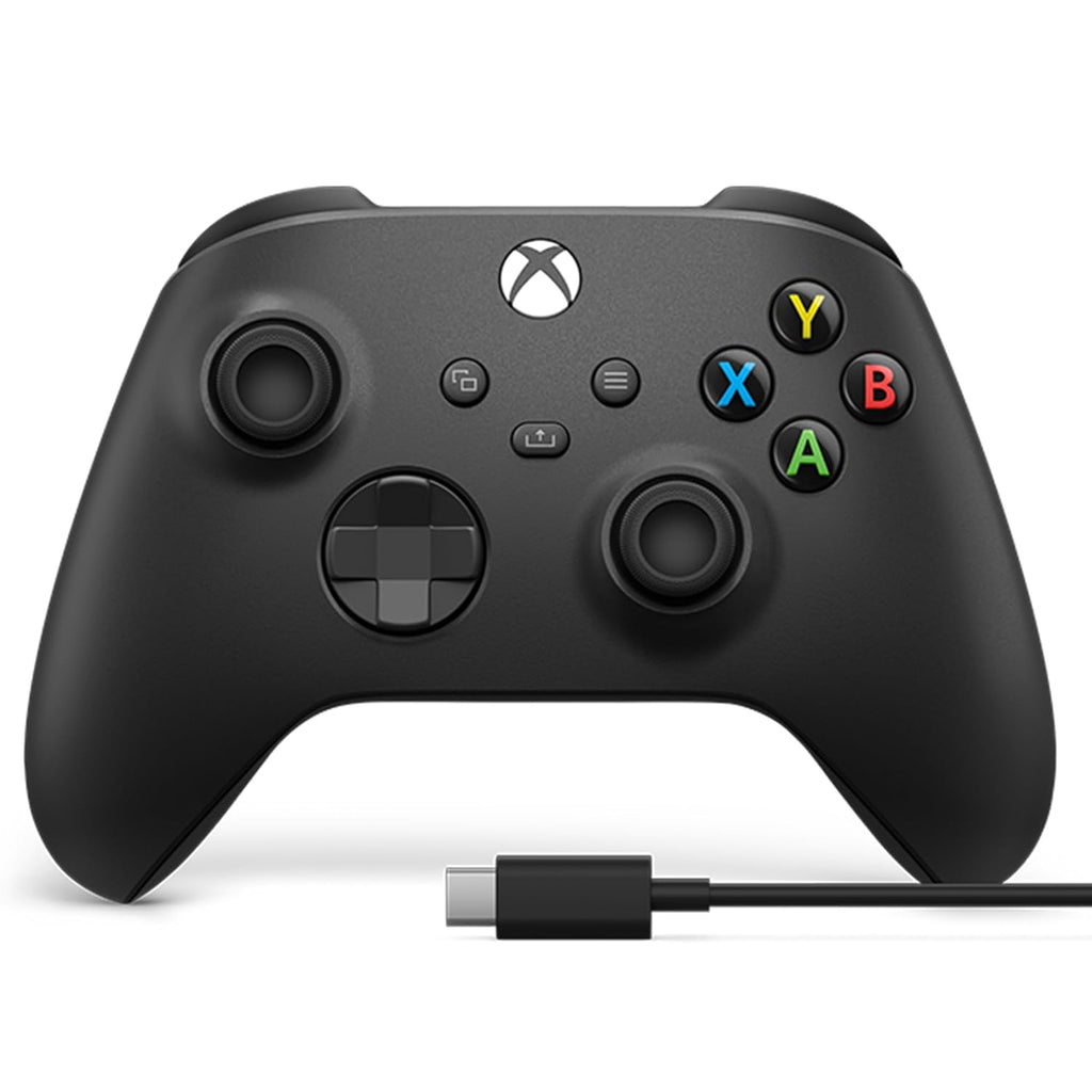 Xbox Wireless Gaming Controller (2025) – Carbon Black – Play on Xbox, Windows, Android, iOS, FireTV Sticks, Smart TVs, VR Headsets