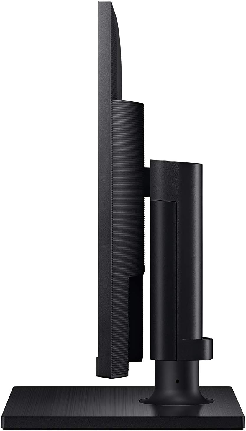 SAMSUNG FT45 Series 27-Inch FHD 1080p Computer Monitor, 75Hz, IPS Panel, HDMI, USB Hub, Height Adjustable Stand, 3 Yr WRNTY (LF27T450FQNXGO),Black