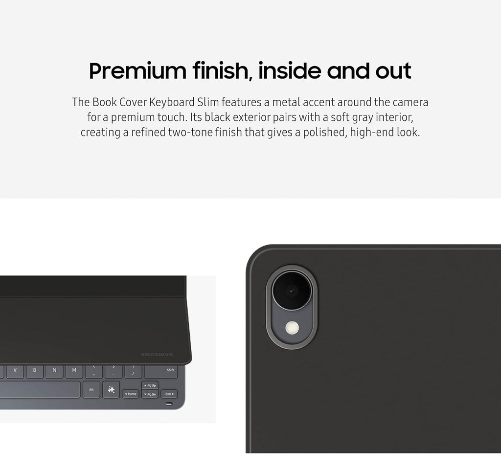 SAMSUNG Galaxy Tab S11 Book Cover Keyboard Slim, AI Key Ready, PC-Like Experience, Sleek and Slim, US Version, Black