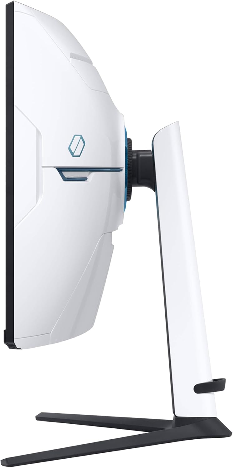 Samsung 32" Odyssey Neo G8 (G85NB) 4K UHD 240Hz 1ms G-Sync 1000R Curved Gaming Monitor, Quantum HDR2000, AMD FreeSync Premium Pro, Matte Display, DisplayPort, Black & White, LS32BG852NNXGO