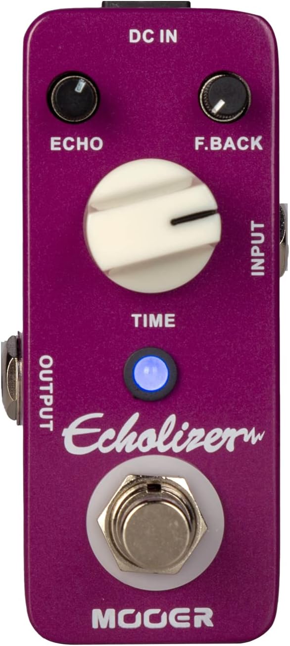 MOOER A7 Reverb Guitar Pedal Ambiance Versatile with 7 Diffrevent Rever Effects And Save Setting Function, INFINITE Trail Function, Supports Buffer Bypass or True Bypass