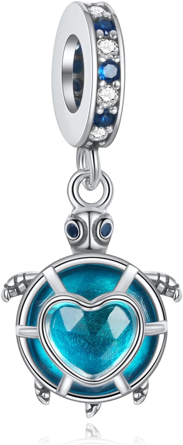 NINGAN 925 Pingente de charme de prata esterlina eu amo a minha família, pulseira colar e pérolas para presentes de aniversário familiares femininos