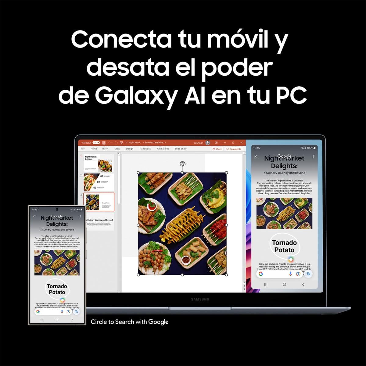 Samsung Galaxy Book4 Edge, computador portátil IA Copilot+, PC HDR de 16", Snapdragon X Elite X1E-84-100, 16GM RAM, 1TB SSD, Qualcomm Adreno GPU, Windows 11 Home, azul, teclado QWERTY espanhol