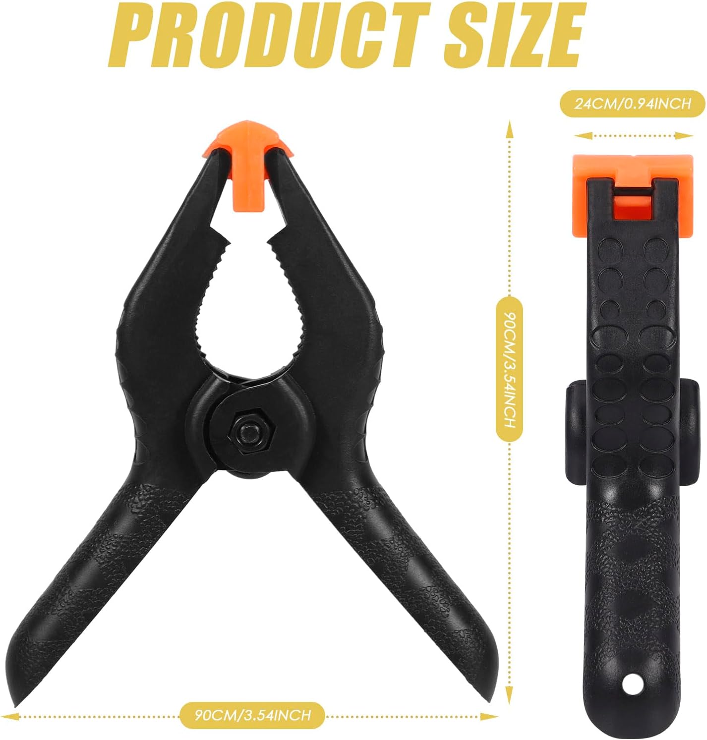 10 Large Nylon Tweezers, Multi-functional Carpentry Clamp, Strong Fixing Accessory, Suitable for Jointing, DIY, Photography and Carpentry