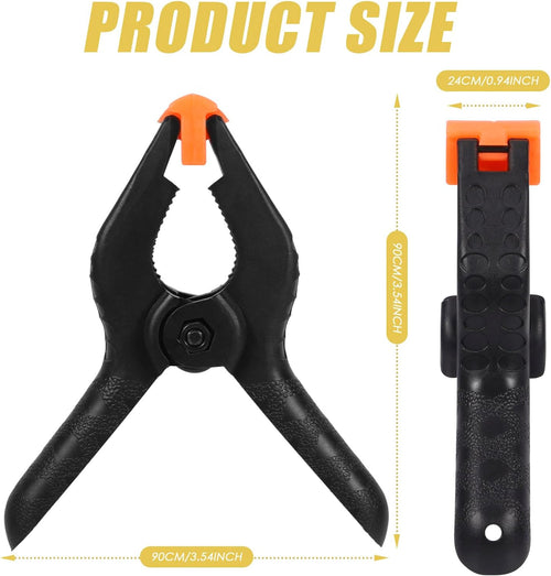 10 Large Nylon Tweezers, Multi-functional Carpentry Clamp, Strong Fixing Accessory, Suitable for Jointing, DIY, Photography and Carpentry