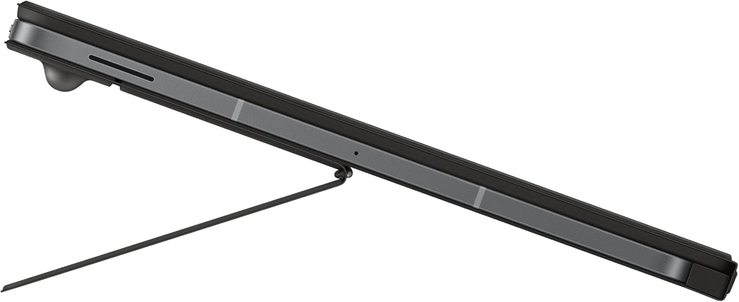 Samsung Galaxy Tab S10 FE+ Book Cover Keyboard Slim – AI Key for Galaxy Tab S10 FE+, Detachable Platform, PC-Like Experience, Wireless Keyboard Sharing, Black