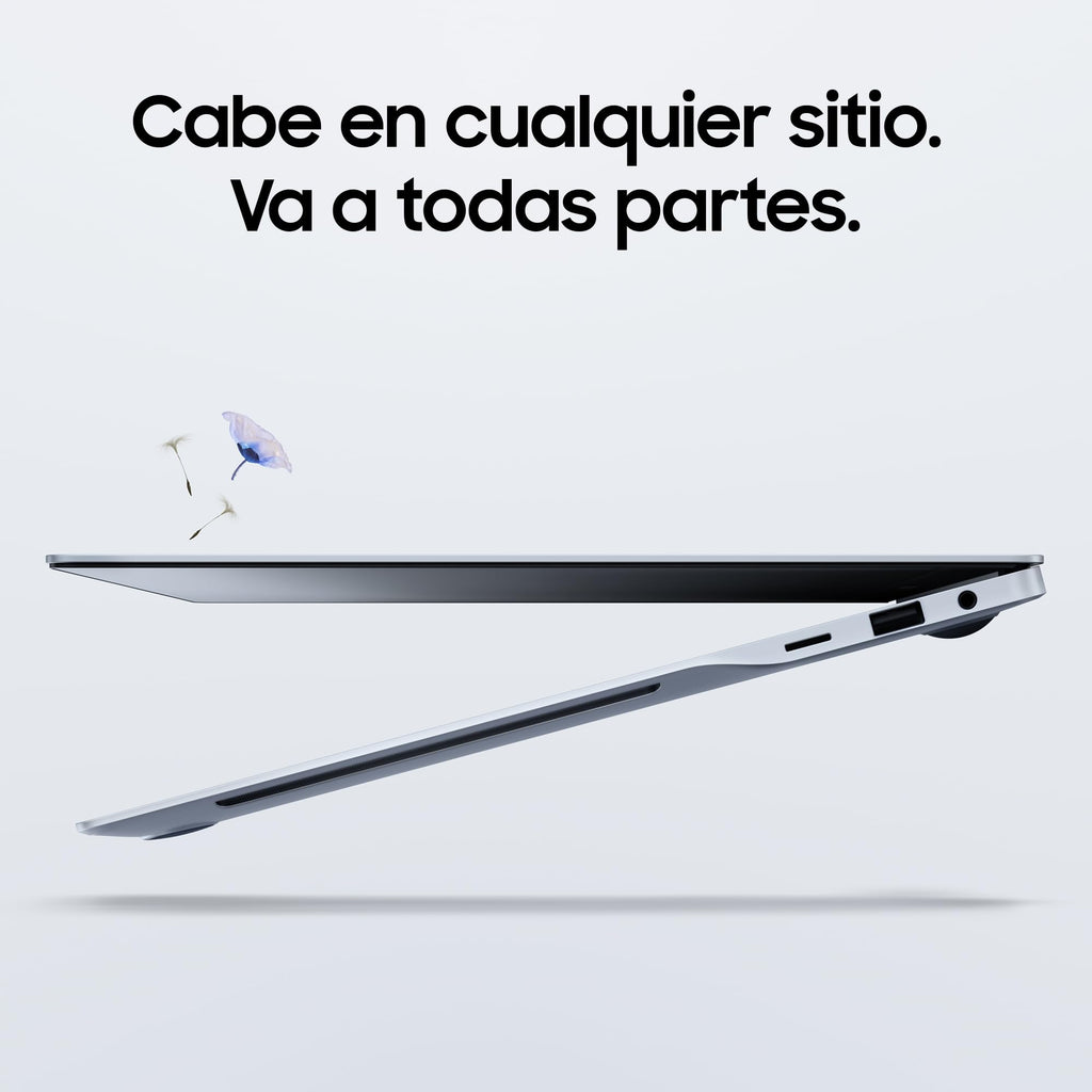 Samsung Galaxy Book4 Edge, computador portátil IA Copilot+, PC HDR de 16", Snapdragon X Elite X1E-84-100, 16GM RAM, 1TB SSD, Qualcomm Adreno GPU, Windows 11 Home, azul, teclado QWERTY espanhol