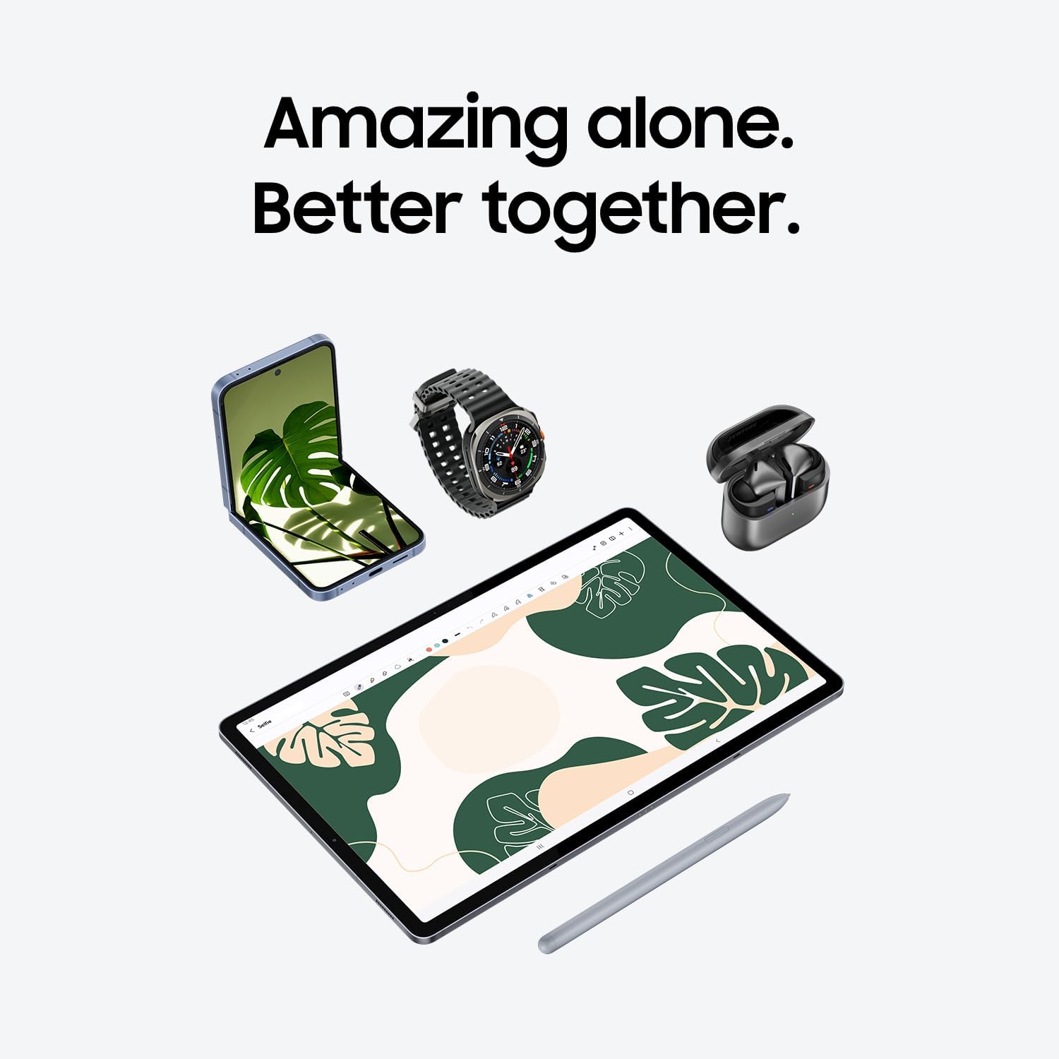 Samsung Galaxy Tab S10+ Plus 12.4” 512GB Android Tablet, Galaxy AI Tools, Circle to Search, AMOLED 2X Display, Long Battery Life, Durable Design, S Pen for Note-Taking, US Version, Moonstone Gray