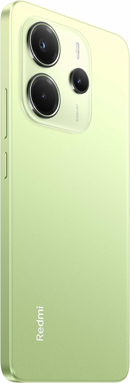 XIAOMI Redmi Note 14 - Smartphone de 6+128GB, Pantalla de 6.67" AMOLED FHD+ 120Hz, MediaTek Helio G99-Ultra, cámara de 108MP, TurboCharge 33W, 5500 mAh, Cargador no Incluido, Verde (Versión ES)