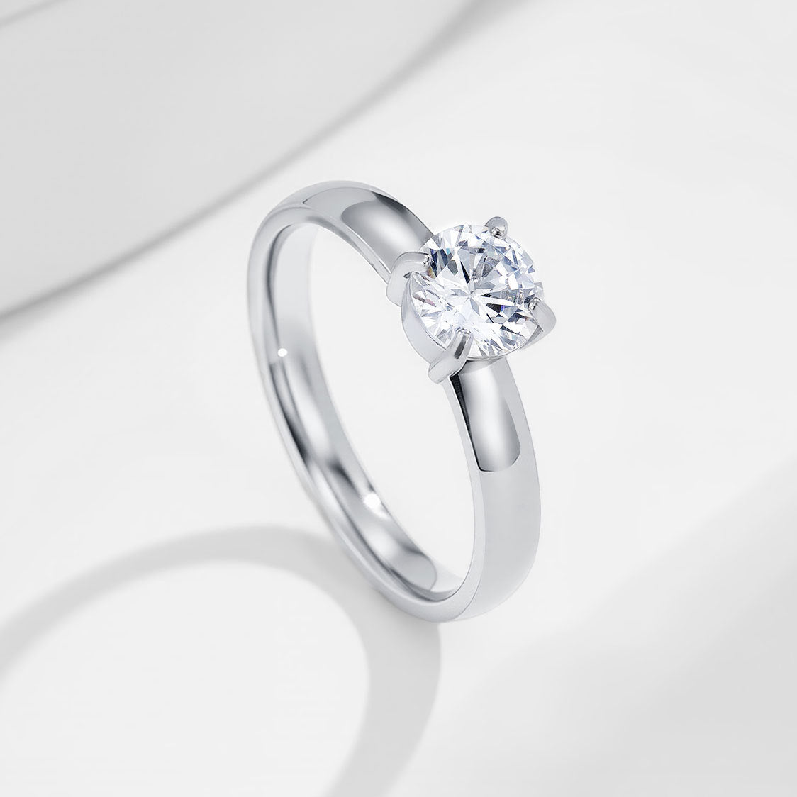 Anel Clássico em Aço Inoxidável