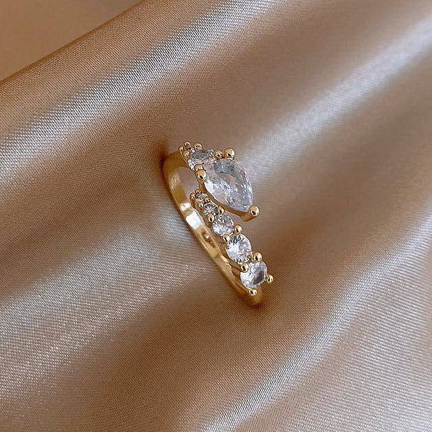 Anel Cobra com Zircónia