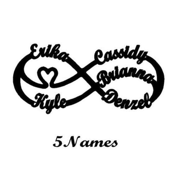 Pulseira Infinito Personalizada em Couro e Aço Inoxidável