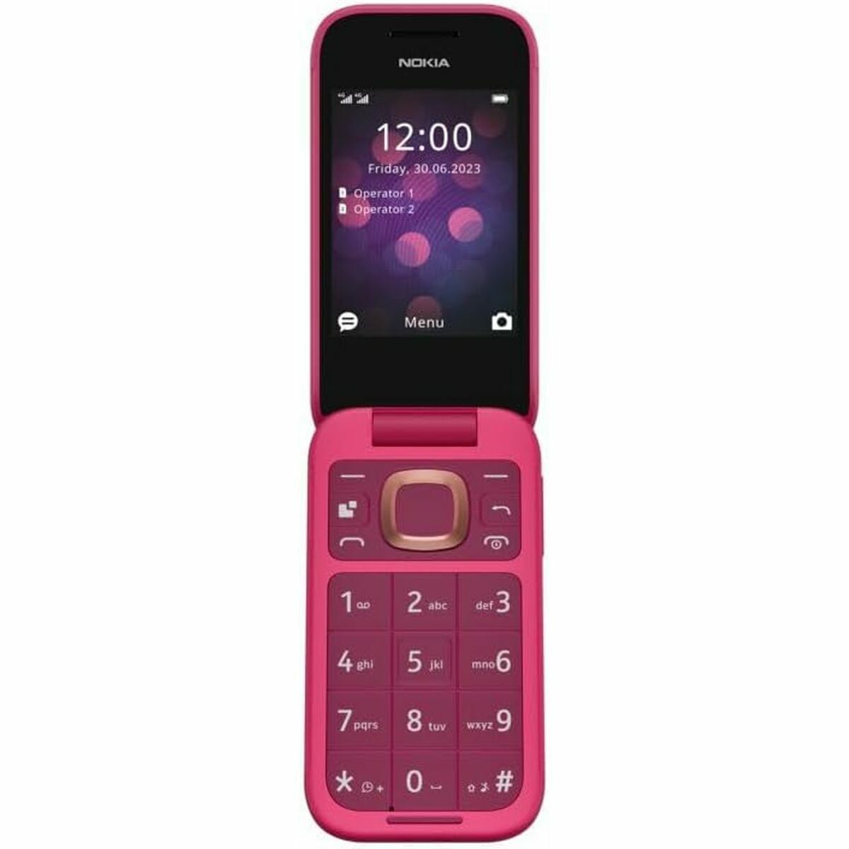 Telefone Telemóvel Nokia 2660 FLIP 2,8" 128 MB Cor de Rosa 128 GB RAM