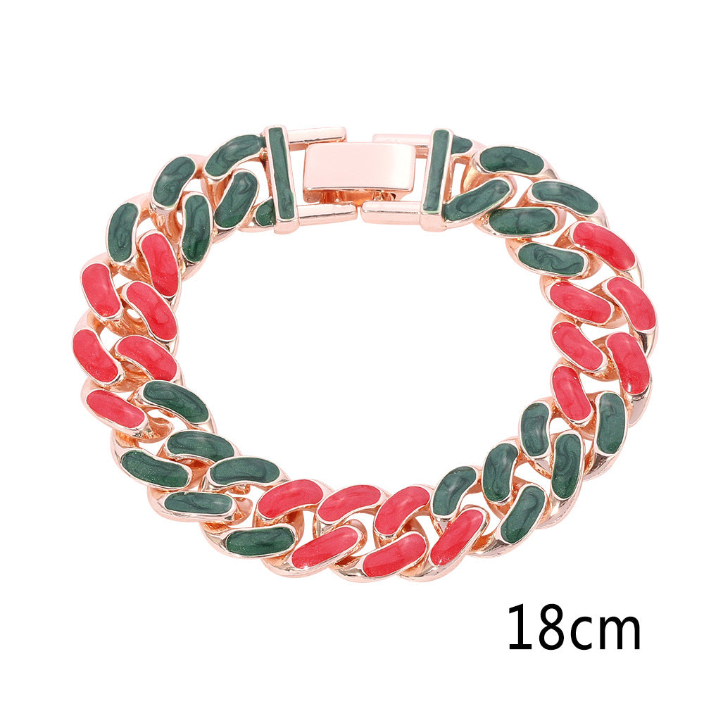 Pulseira com Elo Cubano