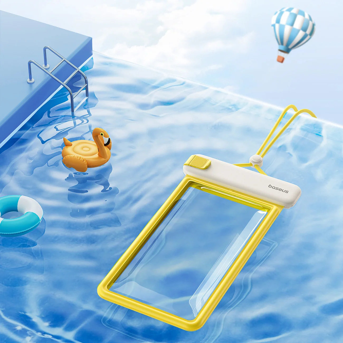 Funda impermeable para teléfono Baseus DeepDive con impermeabilidad IPX8 de 4 capas