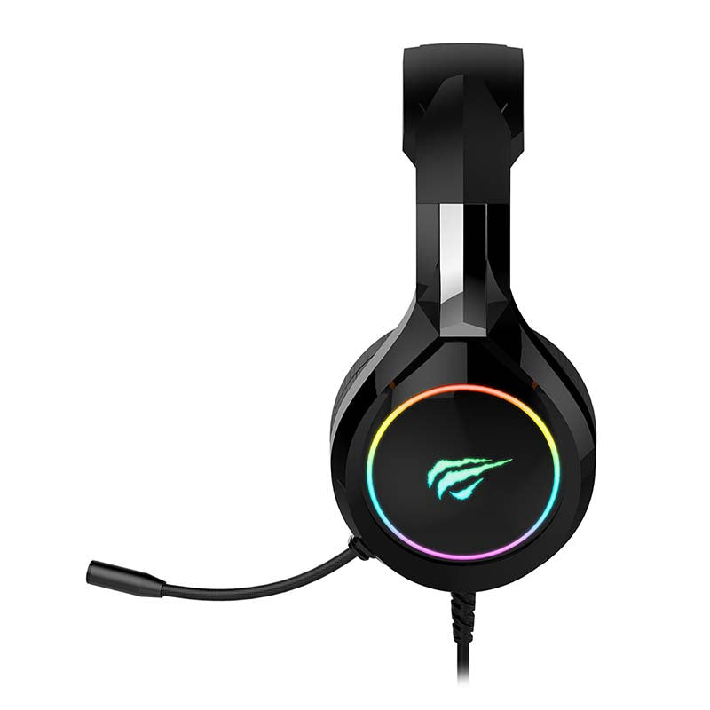 Auscultadores Gaming RGB c/ Microfone Jack 3.5mm + USB HAVIT