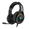 Auscultadores Gaming RGB c/ Microfone Jack 3.5mm + USB HAVIT