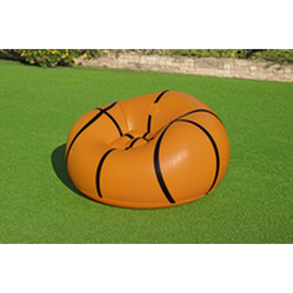 Bestway Poltrona Inflável Gigante Basquete 114x112x66 cm +6 Anos Interior e Jardim 75103
