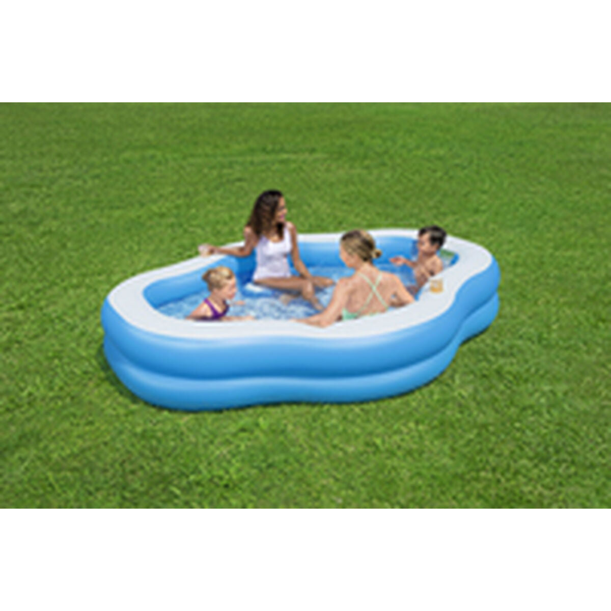Bestway Inflatable Family Pool 270x198x51 cm +6 Years Garden 54409