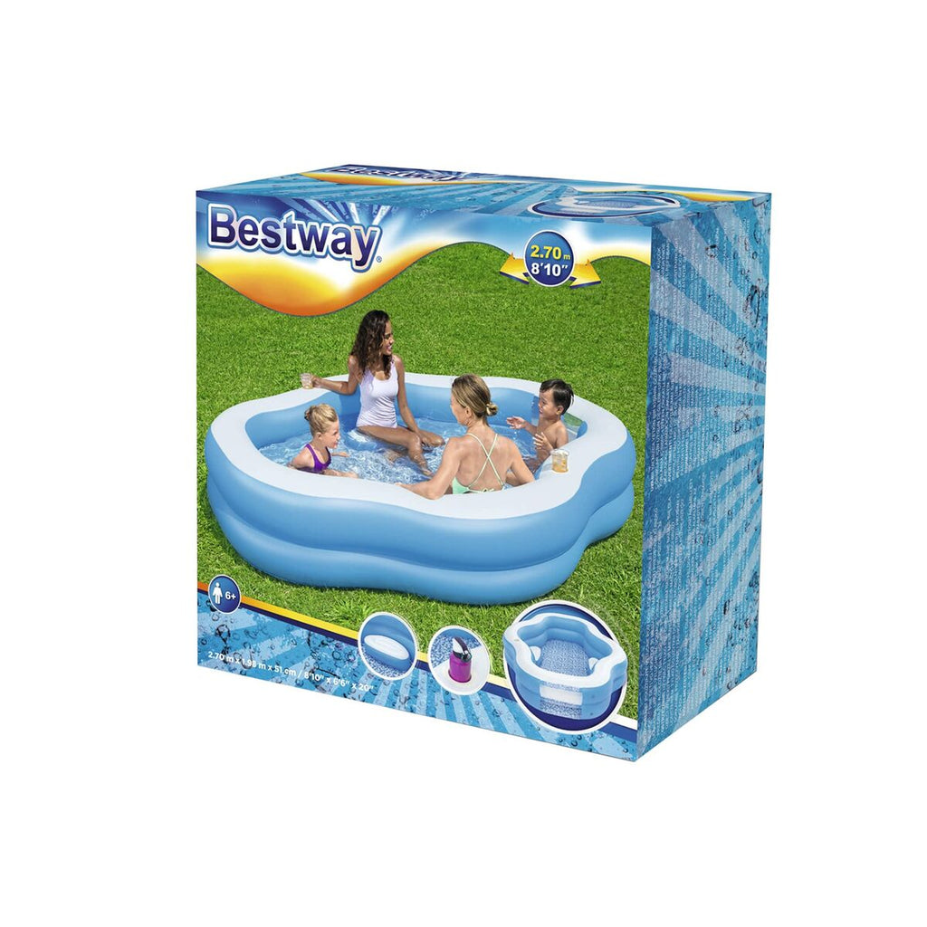 Bestway Inflatable Family Pool 270x198x51 cm +6 Years Garden 54409
