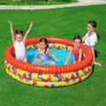 Bestway Piscina Inflável Infantil 3 Anéis Borboletas 168x38 cm +2 Anos Jardim 51202