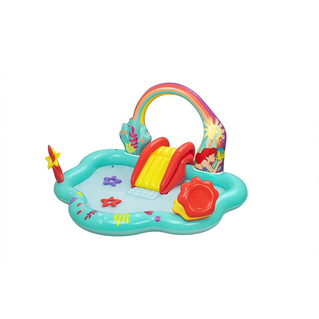 Piscina Hinchable Bestway Disney Mermaid Playground 221x193x117 cm +2 Años Jardín 91097