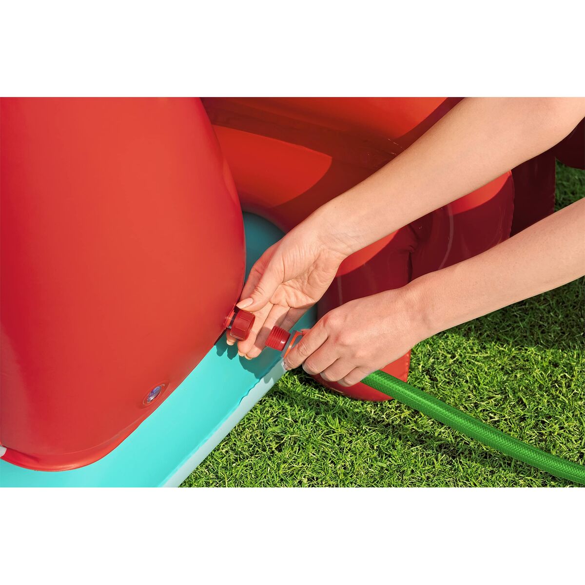 Piscina Hinchable Bestway Disney Mermaid Playground 221x193x117 cm +2 Años Jardín 91097