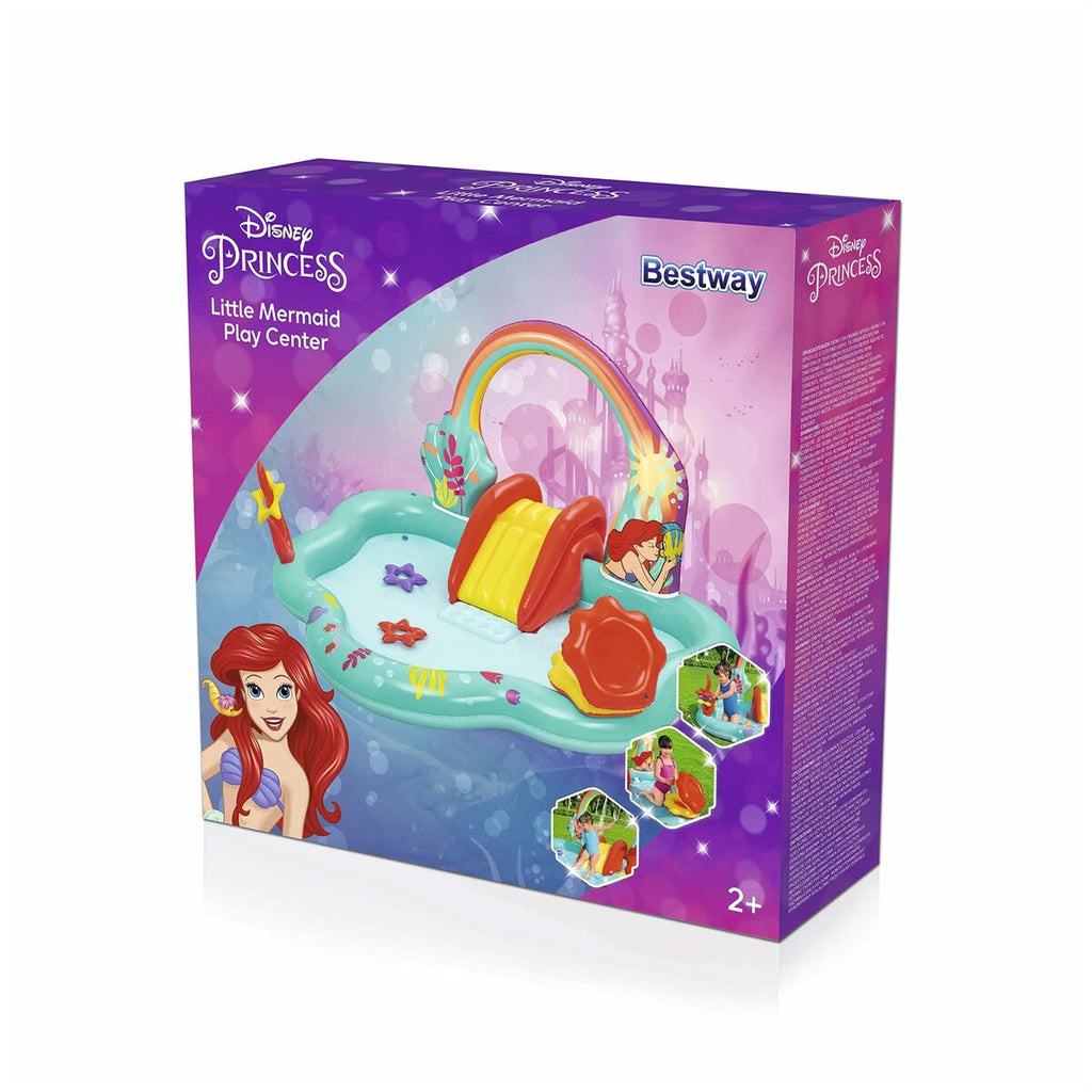 Piscina Hinchable Bestway Disney Mermaid Playground 221x193x117 cm +2 Años Jardín 91097