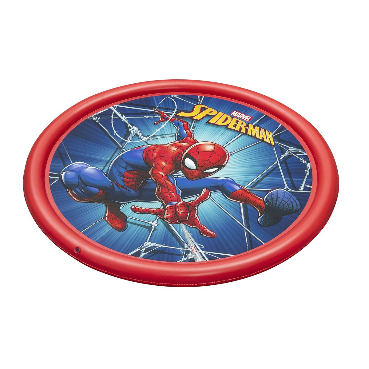 Bestway Piscina Inflável com Aspersor Spiderman D165 cm +2 Anos Jardim 98792
