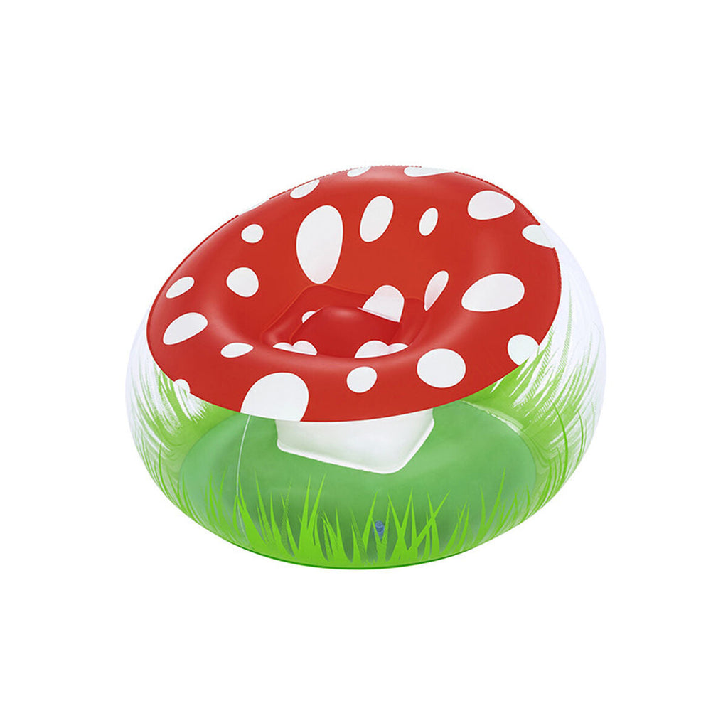 Bestway Giant Inflatable Mushroom Armchair 112x112x66 cm +6 Years Indoor and Garden 75123