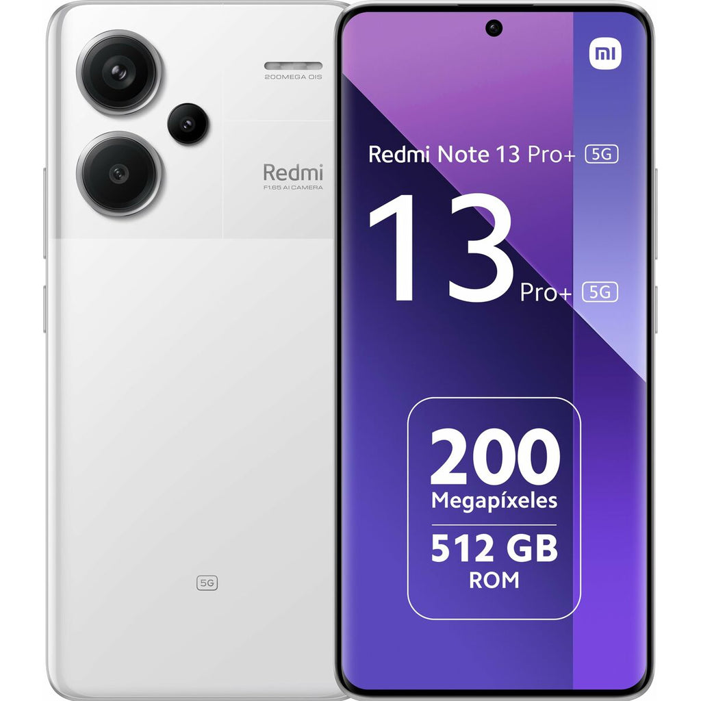 Xiaomi Redmi Note 13 Pro + 6.67" Mediatek Dimensity 7200 Ultra 12 GB RAM 512 GB Blanco