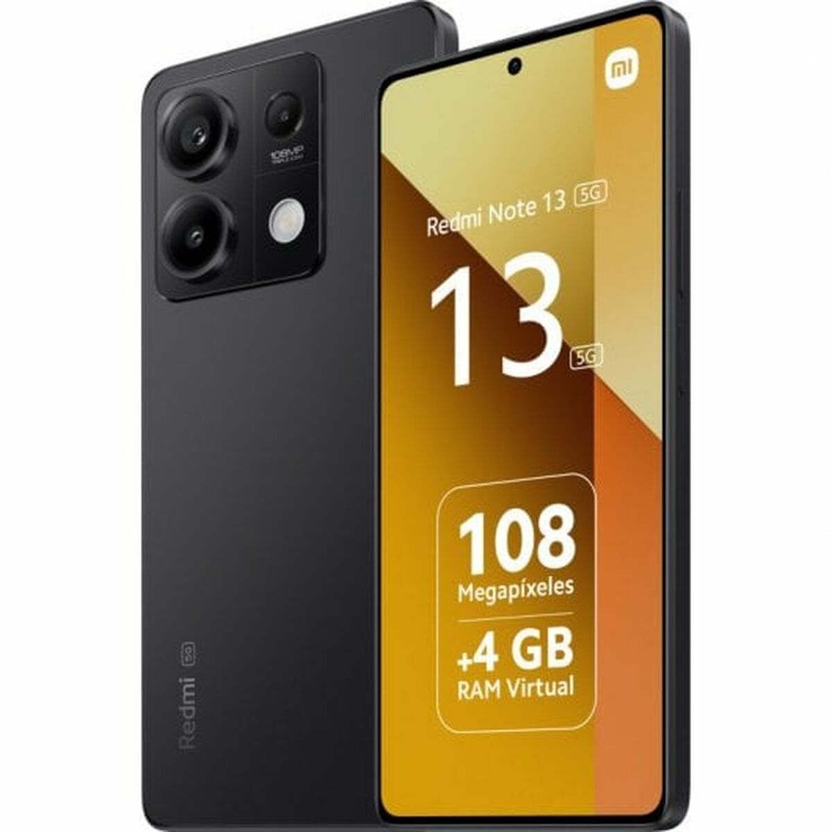 Teléfono inteligente Xiaomi Redmi Note 13 Octa Core 8 GB RAM 256 GB Negro