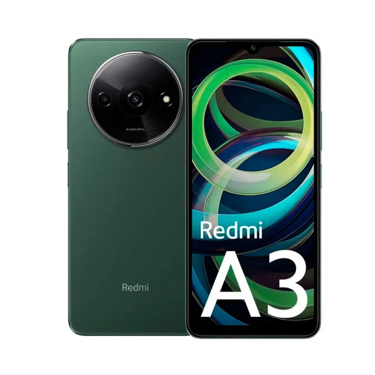 Smartphone Xiaomi Redmi A3 6.71" Octa Core Mediatek Helio G36 3 GB RAM 64 GB Verde