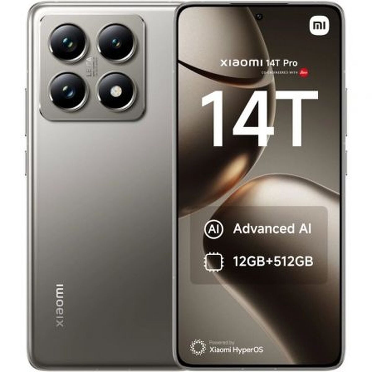 Xiaomi Smartphone 14T P 12-512 GY Octa Core 12 GB RAM 512 GB Gris 6.67"