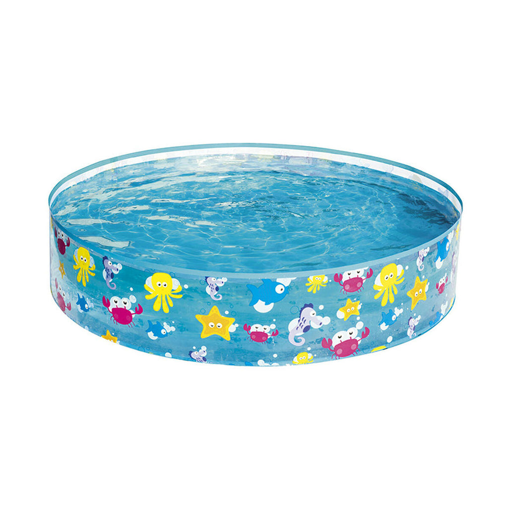 Bestway Piscina Infantil Rígida PVC Mar 122x25 cm +2 Anos Jardim 55028